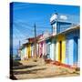 Cuba Fuerte Collection SQ - Trinidad Colorful Street Scene-Philippe Hugonnard-Stretched Canvas