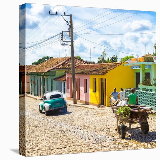 Cuba Fuerte Collection SQ - Trinidad Street Scene II-Philippe Hugonnard-Stretched Canvas