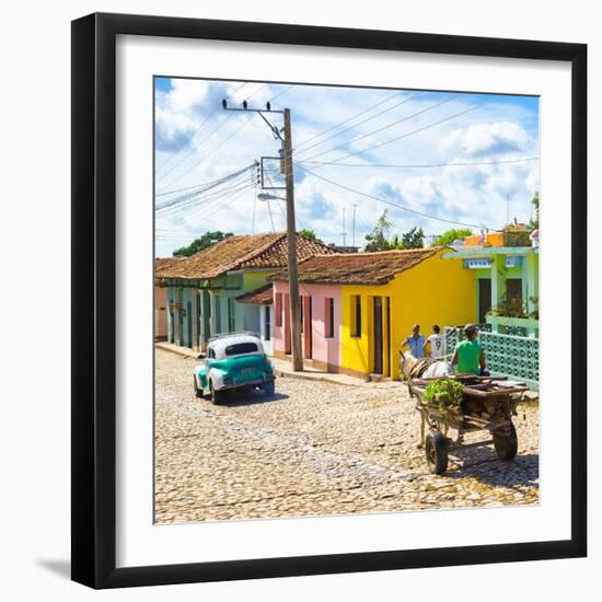 Cuba Fuerte Collection SQ - Trinidad Street Scene II-Philippe Hugonnard-Framed Photographic Print