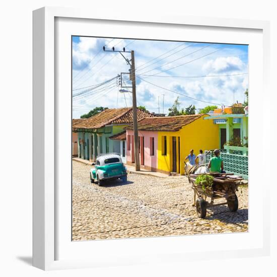 Cuba Fuerte Collection SQ - Trinidad Street Scene II-Philippe Hugonnard-Framed Photographic Print