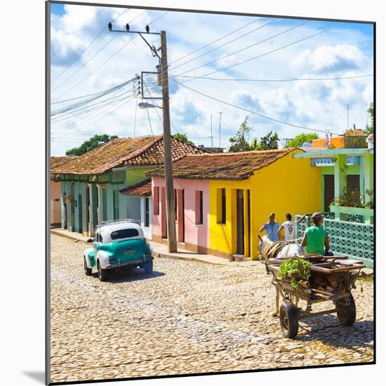 Cuba Fuerte Collection SQ - Trinidad Street Scene II-Philippe Hugonnard-Mounted Photographic Print