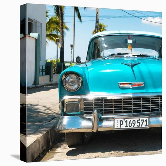 Cuba Fuerte Collection SQ - Turquoise Chevy-Philippe Hugonnard-Stretched Canvas