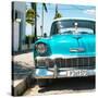 Cuba Fuerte Collection SQ - Turquoise Chevy-Philippe Hugonnard-Stretched Canvas