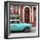 Cuba Fuerte Collection SQ - Turquoise Classic Car in Havana-Philippe Hugonnard-Framed Photographic Print