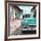 Cuba Fuerte Collection SQ - Turquoise Taxi in Trinidad-Philippe Hugonnard-Framed Photographic Print