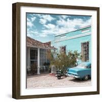 Cuba Fuerte Collection SQ - Turquoise Trinidad-Philippe Hugonnard-Framed Photographic Print