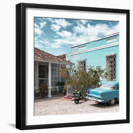 Cuba Fuerte Collection SQ - Turquoise Trinidad-Philippe Hugonnard-Framed Photographic Print