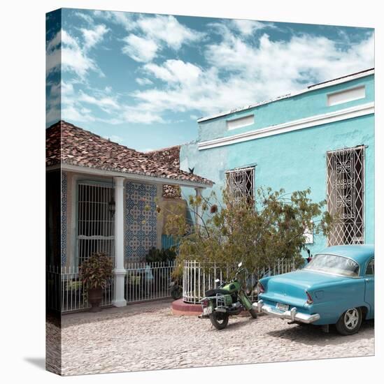 Cuba Fuerte Collection SQ - Turquoise Trinidad-Philippe Hugonnard-Stretched Canvas