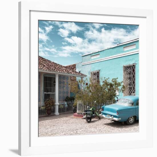 Cuba Fuerte Collection SQ - Turquoise Trinidad-Philippe Hugonnard-Framed Photographic Print