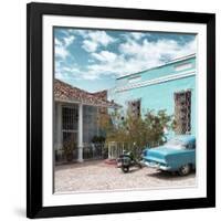 Cuba Fuerte Collection SQ - Turquoise Trinidad-Philippe Hugonnard-Framed Photographic Print