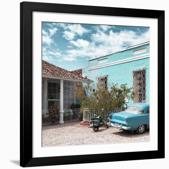 Cuba Fuerte Collection SQ - Turquoise Trinidad-Philippe Hugonnard-Framed Photographic Print