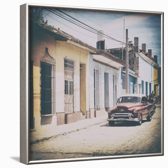 Cuba Fuerte Collection SQ - Urban Vintage Scene in Trinidad-Philippe Hugonnard-Framed Photographic Print