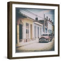 Cuba Fuerte Collection SQ - Urban Vintage Scene in Trinidad-Philippe Hugonnard-Framed Photographic Print