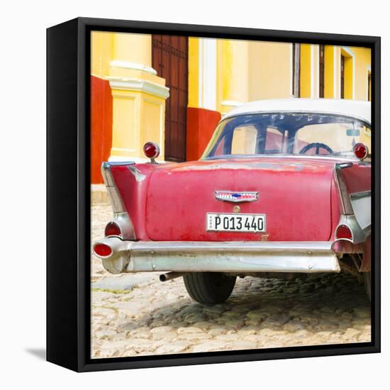 Cuba Fuerte Collection SQ - Vintage American Car-Philippe Hugonnard-Framed Stretched Canvas