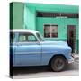 Cuba Fuerte Collection SQ - Vintage Blue Car of Havana-Philippe Hugonnard-Stretched Canvas