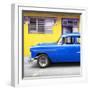 Cuba Fuerte Collection SQ - Vintage Cuban Blue Car-Philippe Hugonnard-Framed Photographic Print