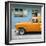 Cuba Fuerte Collection SQ - Vintage Cuban Orange Car-Philippe Hugonnard-Framed Photographic Print