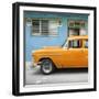 Cuba Fuerte Collection SQ - Vintage Cuban Orange Car-Philippe Hugonnard-Framed Photographic Print