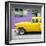 Cuba Fuerte Collection SQ - Vintage Cuban Yellow Car-Philippe Hugonnard-Framed Photographic Print