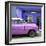 Cuba Fuerte Collection SQ - Vintage Hot Pink Car of Havana-Philippe Hugonnard-Framed Photographic Print