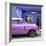 Cuba Fuerte Collection SQ - Vintage Hot Pink Car of Havana-Philippe Hugonnard-Framed Photographic Print