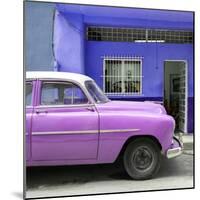 Cuba Fuerte Collection SQ - Vintage Hot Pink Car of Havana-Philippe Hugonnard-Mounted Photographic Print
