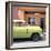 Cuba Fuerte Collection SQ - Vintage Lime Green Car of Havana-Philippe Hugonnard-Framed Photographic Print