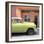 Cuba Fuerte Collection SQ - Vintage Lime Green Car of Havana-Philippe Hugonnard-Framed Photographic Print