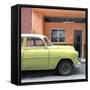 Cuba Fuerte Collection SQ - Vintage Lime Green Car of Havana-Philippe Hugonnard-Framed Stretched Canvas