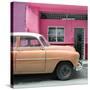 Cuba Fuerte Collection SQ - Vintage Orange Car of Havana-Philippe Hugonnard-Stretched Canvas