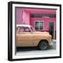 Cuba Fuerte Collection SQ - Vintage Orange Car of Havana-Philippe Hugonnard-Framed Photographic Print