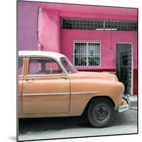 Cuba Fuerte Collection SQ - Vintage Orange Car of Havana-Philippe Hugonnard-Mounted Photographic Print
