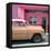 Cuba Fuerte Collection SQ - Vintage Orange Car of Havana-Philippe Hugonnard-Framed Stretched Canvas