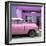 Cuba Fuerte Collection SQ - Vintage Pink Car of Havana-Philippe Hugonnard-Framed Photographic Print