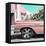 Cuba Fuerte Collection SQ - Vintage Pink Car-Philippe Hugonnard-Framed Stretched Canvas