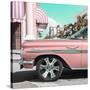 Cuba Fuerte Collection SQ - Vintage Pink Car-Philippe Hugonnard-Stretched Canvas