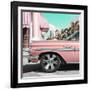 Cuba Fuerte Collection SQ - Vintage Pink Car-Philippe Hugonnard-Framed Photographic Print