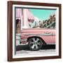 Cuba Fuerte Collection SQ - Vintage Pink Car-Philippe Hugonnard-Framed Photographic Print