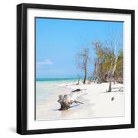 Cuba Fuerte Collection SQ - White Sand Beach-Philippe Hugonnard-Framed Photographic Print