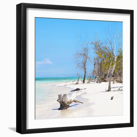 Cuba Fuerte Collection SQ - White Sand Beach-Philippe Hugonnard-Framed Photographic Print