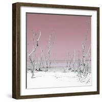Cuba Fuerte Collection SQ - Wild Beach - Pastel Red-Philippe Hugonnard-Framed Photographic Print