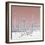 Cuba Fuerte Collection SQ - Wild Ocean - Pastel Red-Philippe Hugonnard-Framed Photographic Print