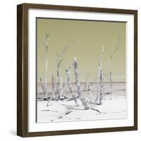 Cuba Fuerte Collection SQ - Wild Ocean - Pastel Yellow-Philippe Hugonnard-Framed Photographic Print