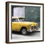 Cuba Fuerte Collection SQ - Yellow Chevy-Philippe Hugonnard-Framed Photographic Print