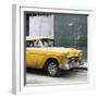 Cuba Fuerte Collection SQ - Yellow Chevy-Philippe Hugonnard-Framed Photographic Print