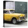 Cuba Fuerte Collection SQ - Yellow Chevy-Philippe Hugonnard-Stretched Canvas