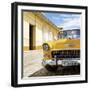 Cuba Fuerte Collection SQ - Yellow Classic Car 1955 Chevy-Philippe Hugonnard-Framed Photographic Print