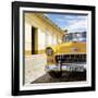 Cuba Fuerte Collection SQ - Yellow Classic Car 1955 Chevy-Philippe Hugonnard-Framed Photographic Print