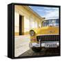 Cuba Fuerte Collection SQ - Yellow Classic Car 1955 Chevy-Philippe Hugonnard-Framed Stretched Canvas