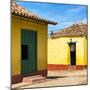 Cuba Fuerte Collection SQ - Yellow Facades in Trinidad II-Philippe Hugonnard-Mounted Photographic Print